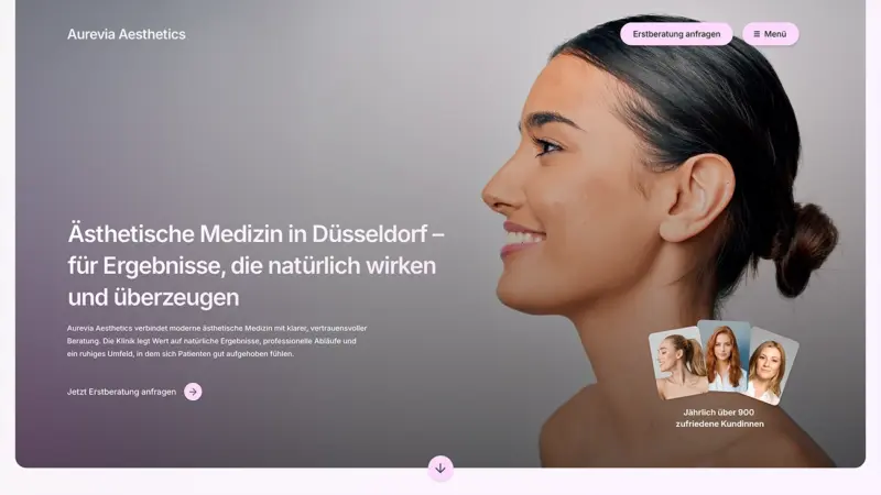 Website für Ästhetische Medizin